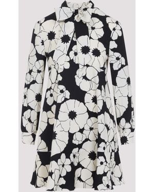 Celine Skater Mini Dress - Black