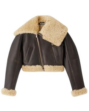 Jacquemus Dark Cropped Jacket - Black