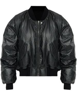Rick Owens Leather Jacket - Black