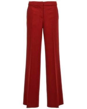 Gianluca Capannolo Valerie Straight Leg Wool Pants - Red