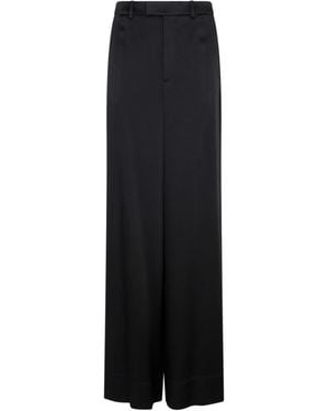 Saint Laurent Loose Fit Pants - Black
