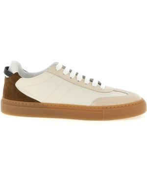 Brunello Cucinelli Color-Block Sneakers - White