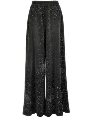 GIUSEPPE DI MORABITO Rhinestone Sweatpants - Black