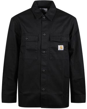 Carhartt Logo Shirt Jacket - Black
