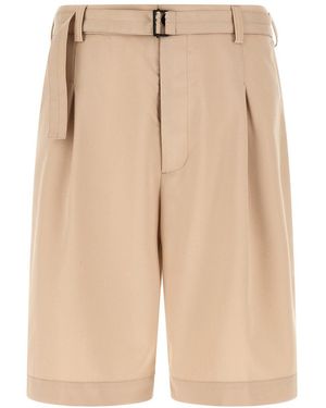 Cellar Door 'Viper' Bermuda Shorts - Natural