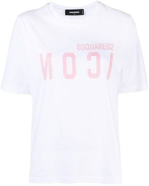 DSquared² Logo T-Shirt - White