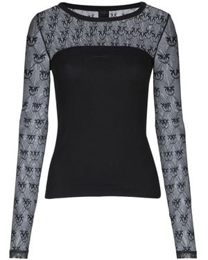 Pinko Round Neck Top - Black