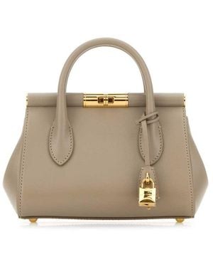 Dolce & Gabbana Marlene Satchel Bag - Metallic