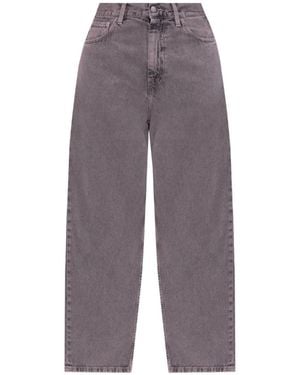 Carhartt Straight High Rise Jeans - Gray