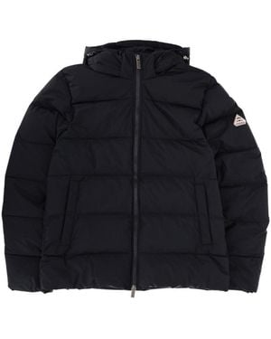 Pyrenex Quilted Hood Jacket - Blue
