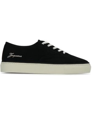 Jacquemus Lace-Up Sneakers - Black