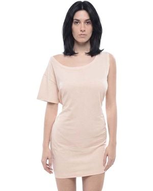 DSquared² One Shoulder Mini Dress - Natural