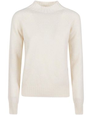 Drumohr Crew Neck Jumper - White