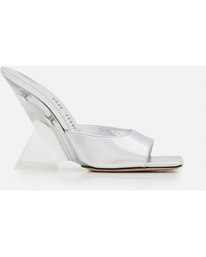 The Attico Slip On Heels - White