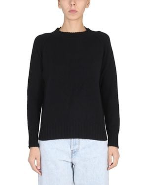 Stefano Mortari Knitted Crew Neck Sweater - Black