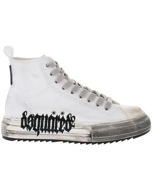 DSquared² High Top Sneakers - White