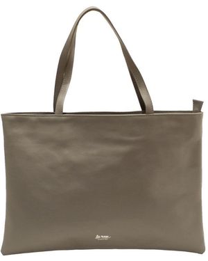 LA ROSE Logo Tote Bag - Brown