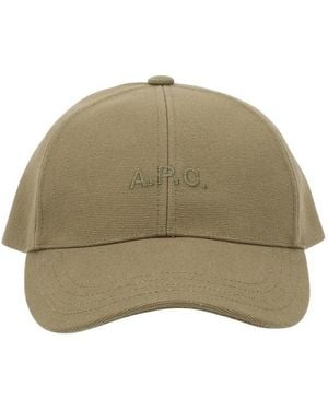 A.P.C. Logo Baseball Hat - Green
