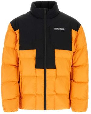 Marcelo Burlon Winter Jackets - Orange