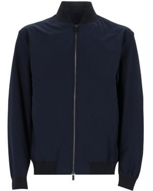 BOSS Band Collar Jacket - Blue