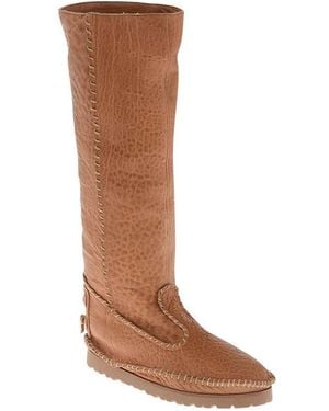 DSquared² Vintage Leather Boots - Brown