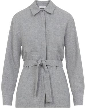 Peserico Flannel Shirt - Gray