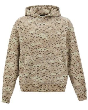Stampd Camo Leopard Cotton Hoodie - Natural