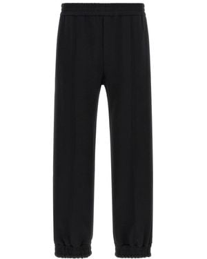 Valentino Solid Track Trousers - Black