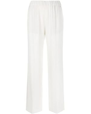 Alberto Biani Cady Elasticated Pants - White