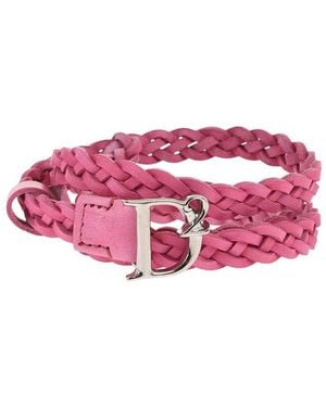 DSquared² Braided Belt - Pink