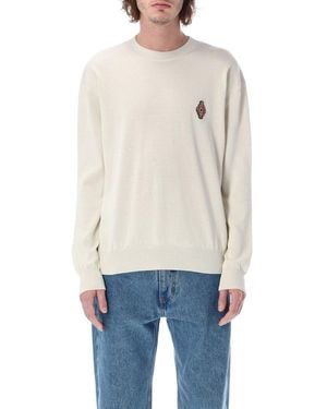 Marcelo Burlon Crew Neck Jumper - Blue