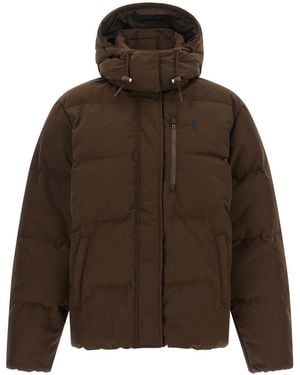 Polo Ralph Lauren Quilted Hood Jacket - Brown