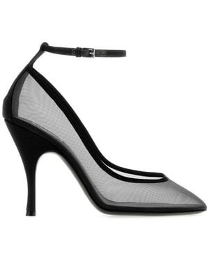 Alaïa Mesh Court Shoes - Black