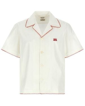 Bode Redbud Shirt - White