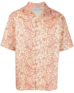 Bluemarble Multicolor Paisley-Print Shirt - Pink