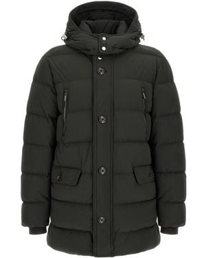Moorer Quilted Jacket - Black