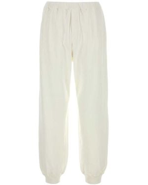 The Row Cotton Avo Sweatpants - White