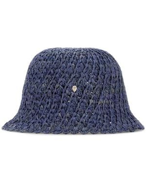 Helen Kaminski Crochet Bucket Hat - Blue