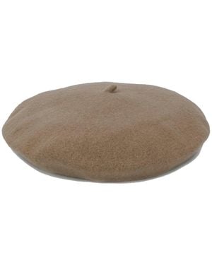 Celine Robert Knitted Beret Hat - Brown
