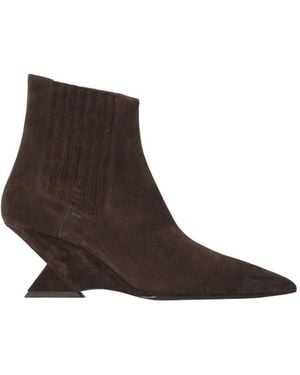 The Attico Dark Cheope Boots - Brown