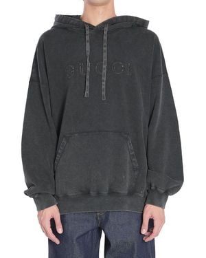 Gucci Oversized Hoodie - Grey