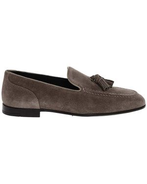 Corneliani Tassel Loafers - Brown