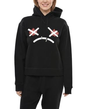 DSquared² Graphic Hood Sweatshirt - Black
