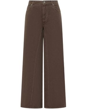 Pinko Loose High Rise Jeans - Brown