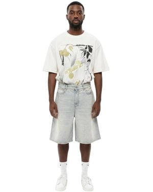 1989 STUDIO Loose Denim Shorts - White