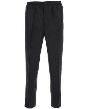 Ami Paris Elasticated Pants - Blue