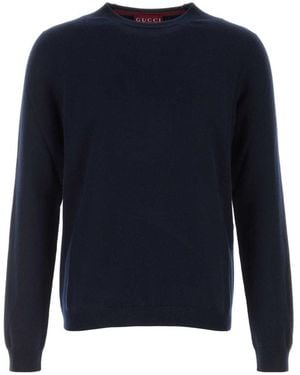 Gucci Solid Sweater - Blue