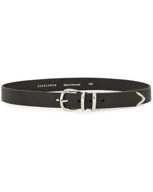 sunflower Solid Buckle Belt - Black