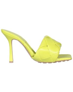 Bottega Veneta Slip On Heels - Yellow