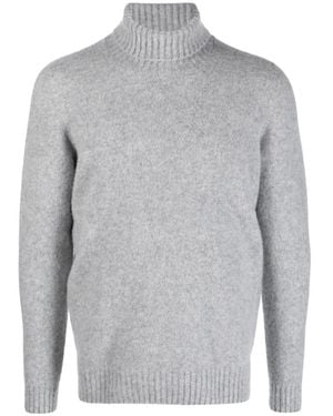 Drumohr Turtle Neck Sweater - Gray